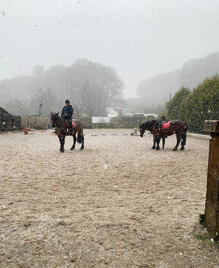 2018 Snowing in Buxton